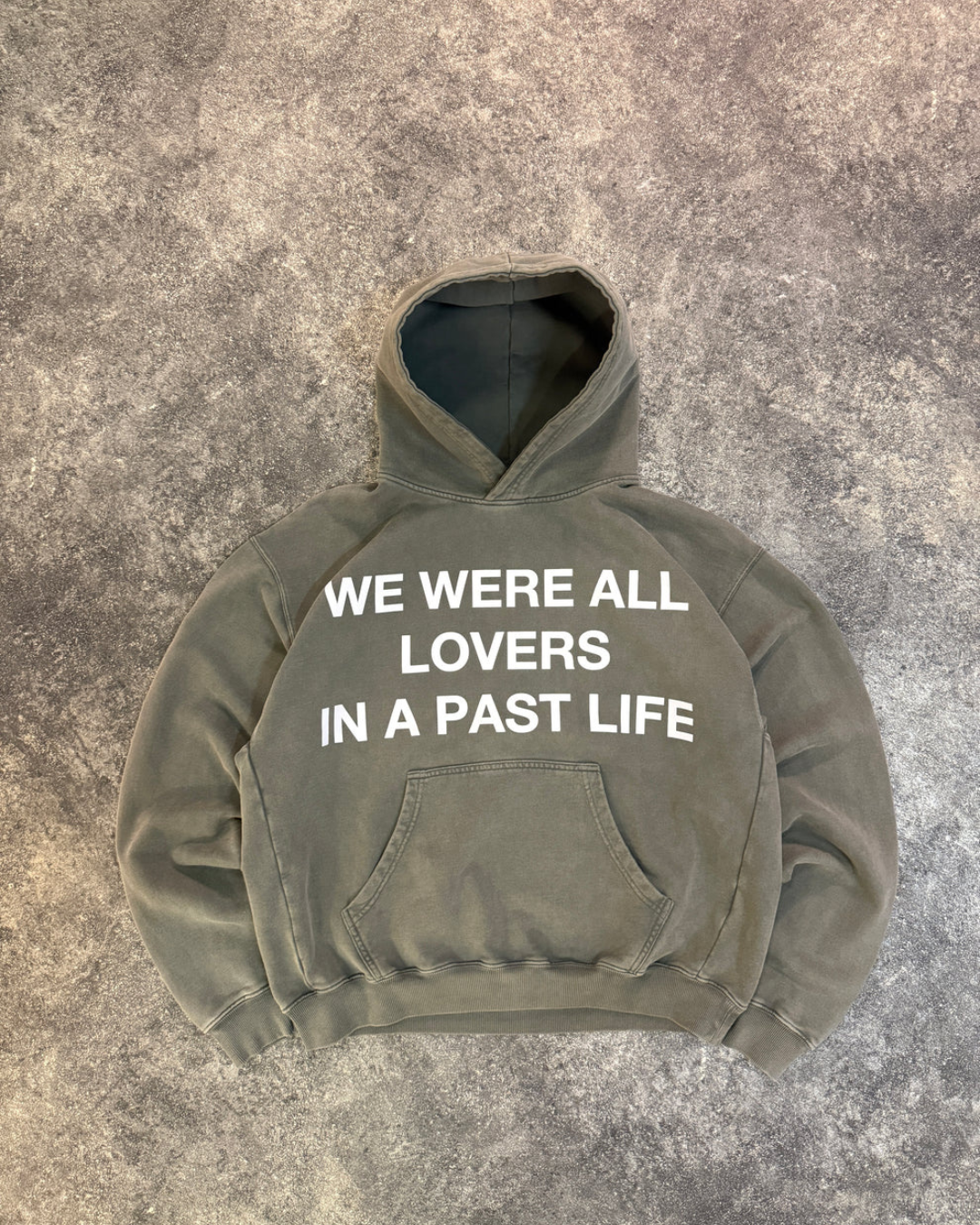 ''LOVERS'' HOODIE - VINTAGE GREEN