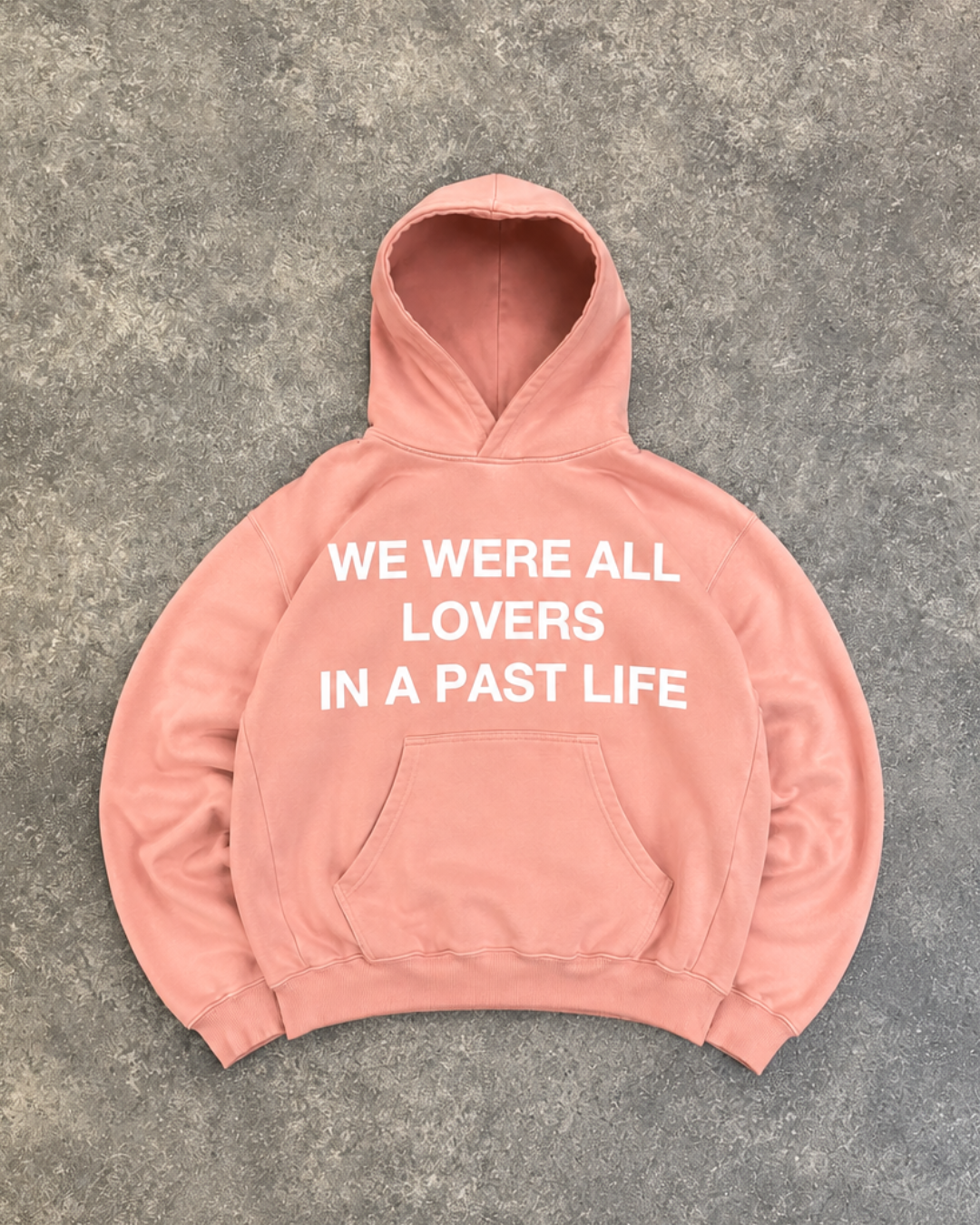 ''LOVERS'' HOODIE - VINTAGE PINK