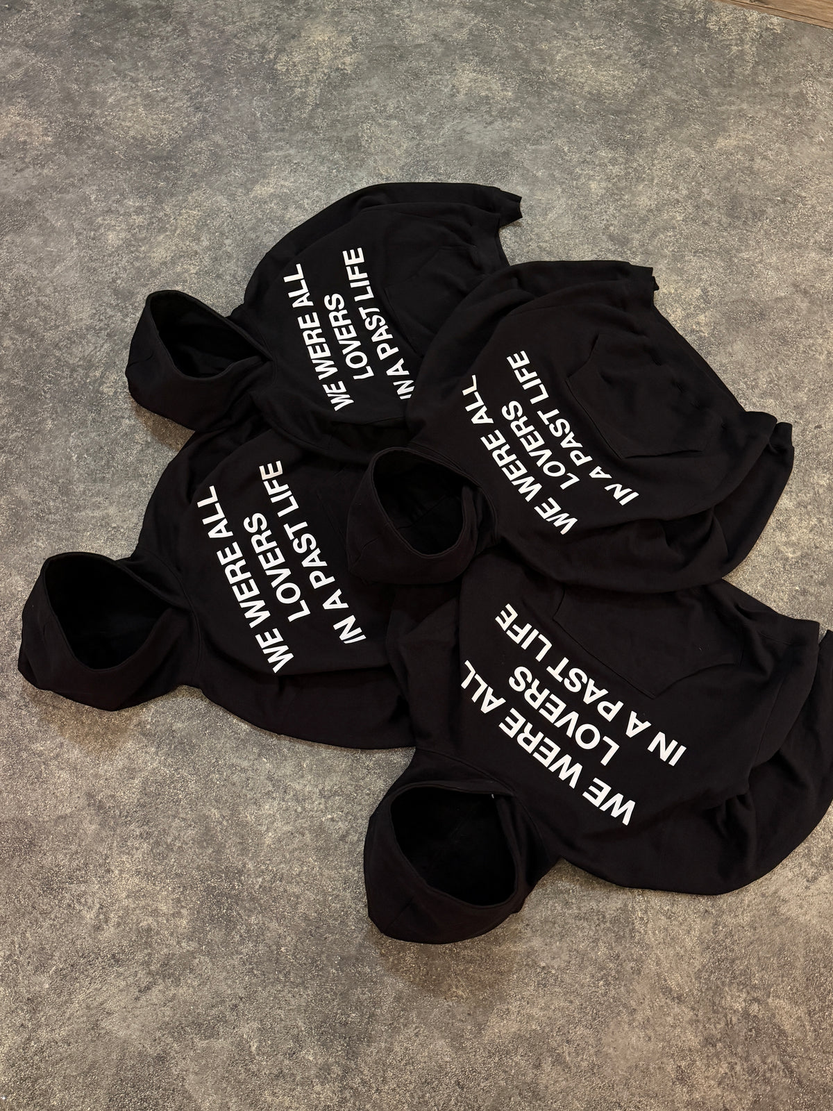 ''LOVERS'' HOODIE - BLACK