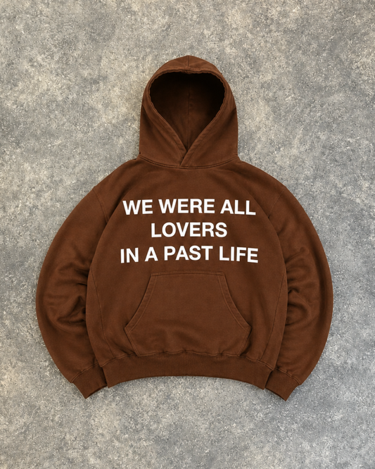 ''LOVERS'' HOODIE - VINTAGE BROWN