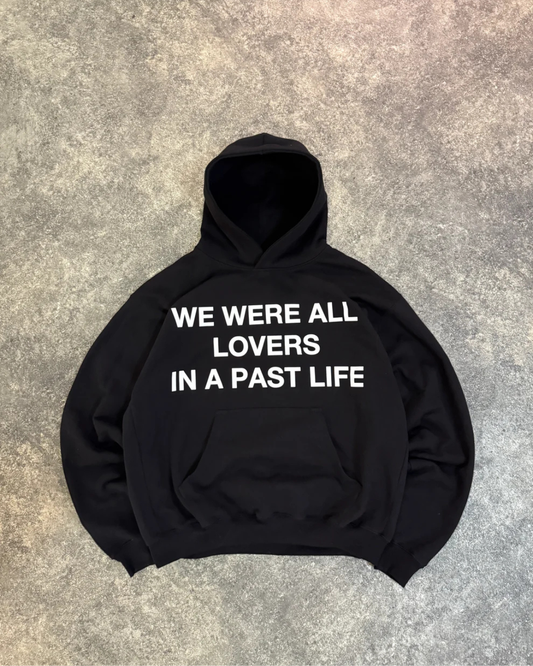 ''LOVERS'' HOODIE - BLACK