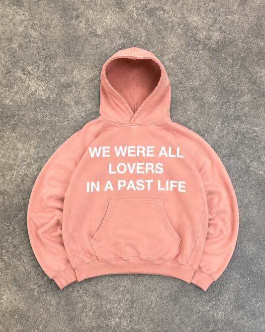 ''LOVERS'' HOODIE - VINTAGE PINK