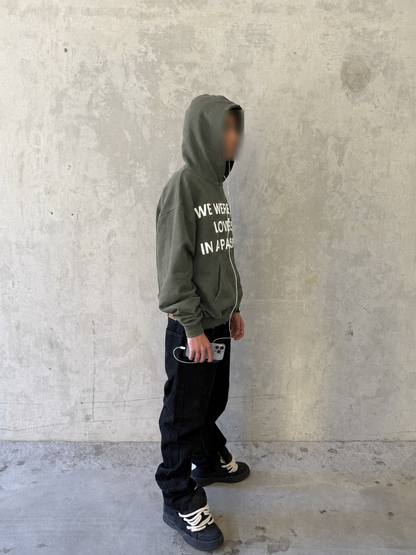 ''LOVERS'' HOODIE - VINTAGE GREEN