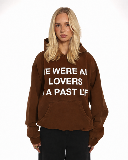 ''LOVERS'' HOODIE - VINTAGE BROWN