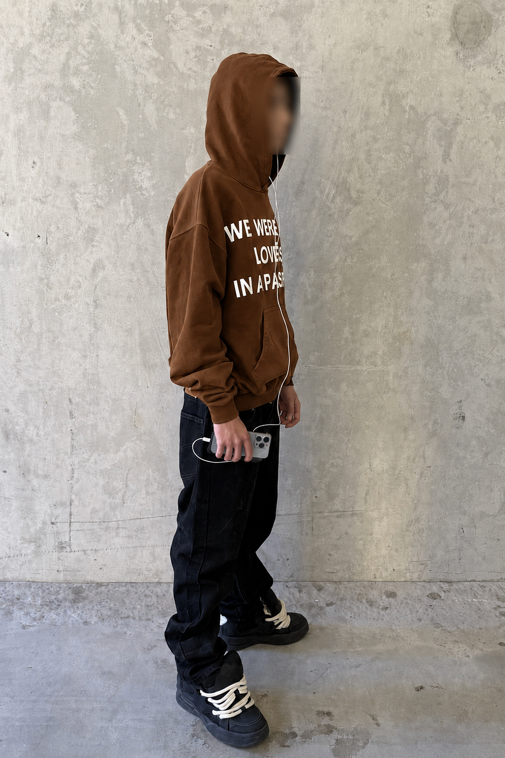''LOVERS'' HOODIE - VINTAGE BROWN