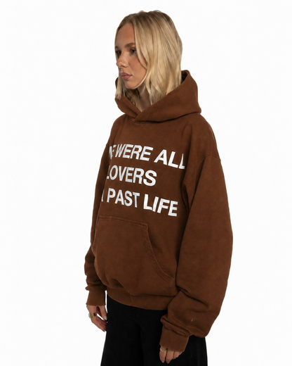 ''LOVERS'' HOODIE - VINTAGE BROWN