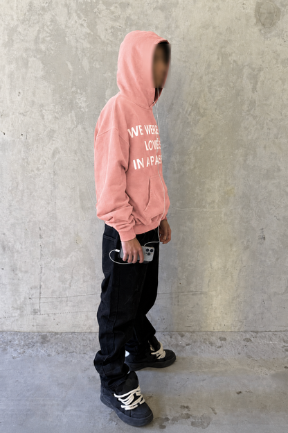''LOVERS'' HOODIE - VINTAGE PINK