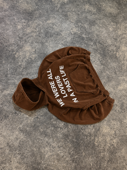 ''LOVERS'' HOODIE - VINTAGE BROWN