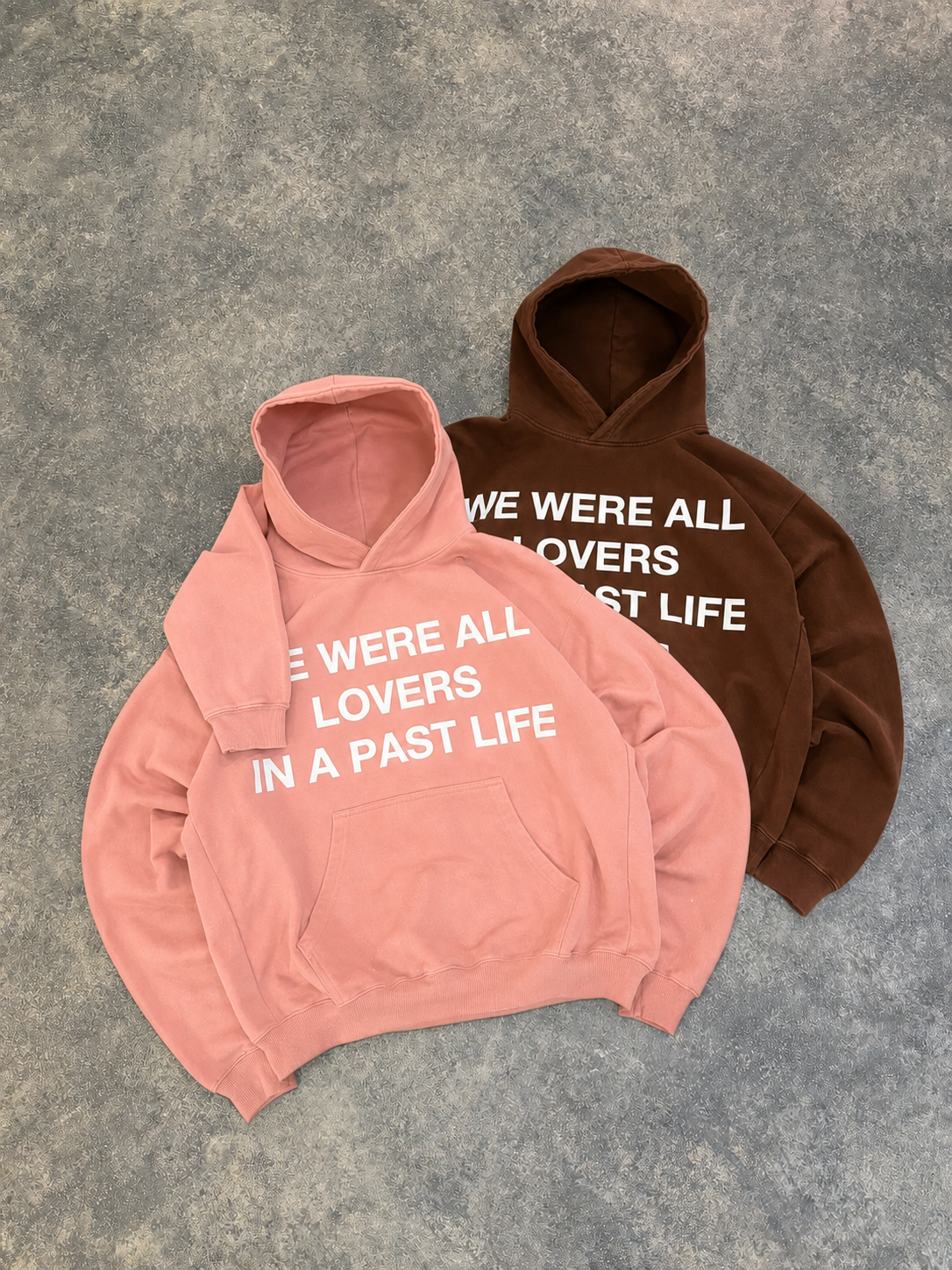 ''LOVERS'' HOODIE - VINTAGE BROWN
