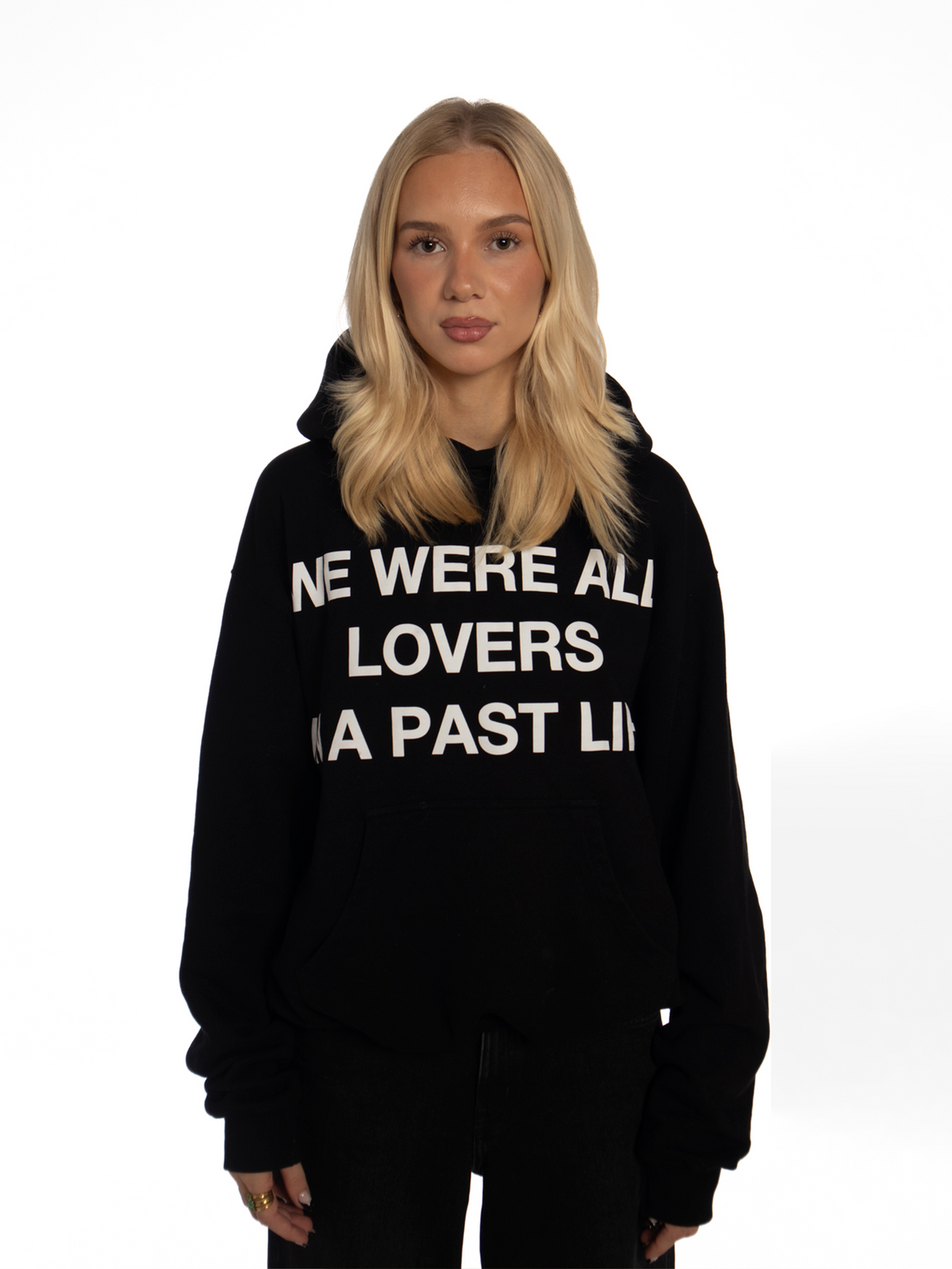 ''LOVERS'' HOODIE - BLACK